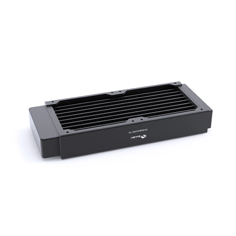 Radiador de Cobre 80 Mmx2 de Refrigeração de Água Preta de Bykski Dissipador de Calor de Cerca de 30 mm de Espessura 160 mm para o fã do Servidor 8cm Cr-rd80x2rc-tn - Imagem 4