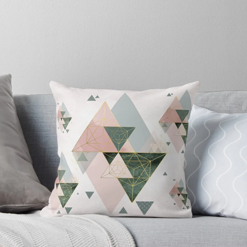 

Pink and green Geometric Throw Pillow anime girl Pillowcases Bed Cushions Christmas Covers For Cushions ornamental pillows