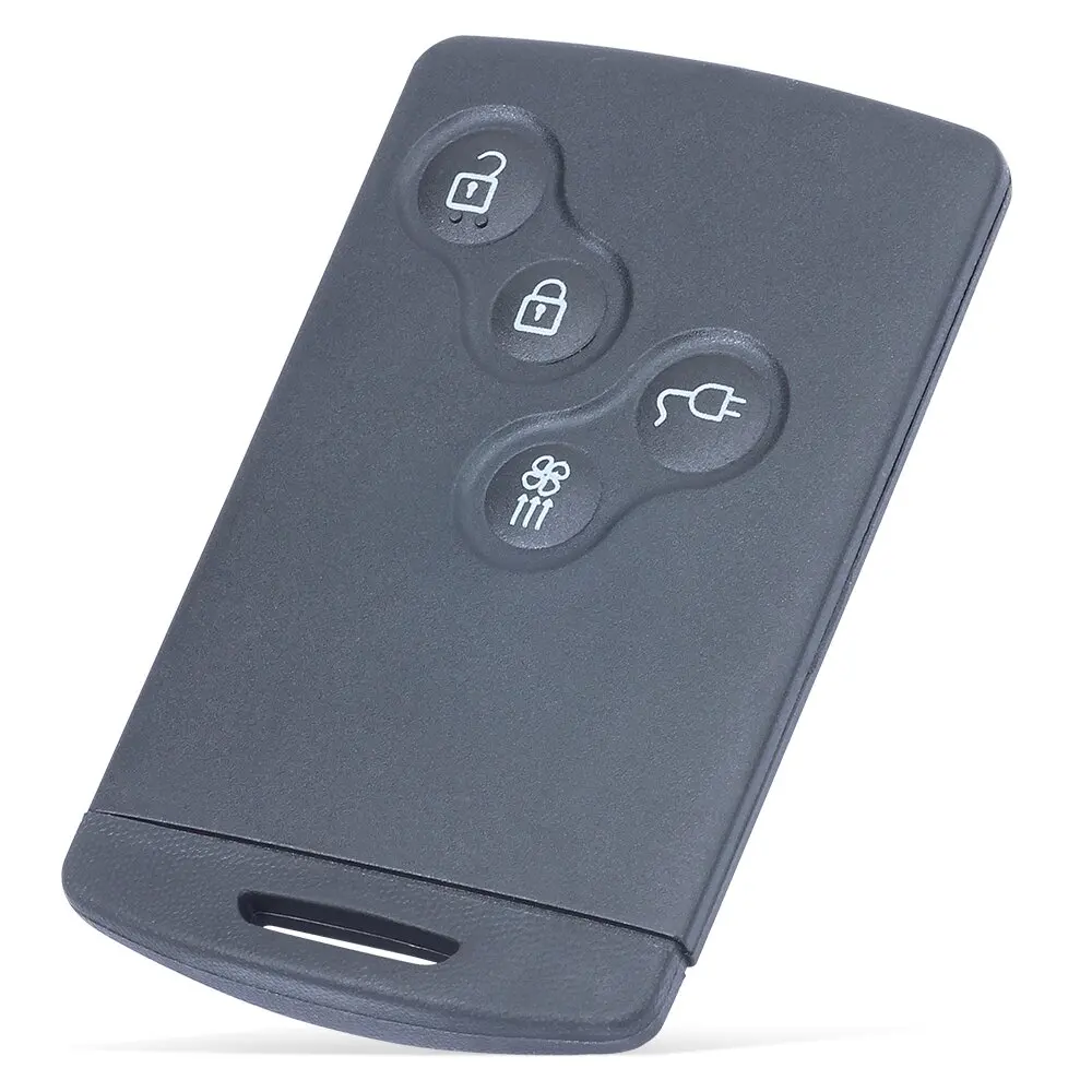 Key case car key shell car remote key car key key shell KEYECU Replacement Smart Card Remote Key Shell Case 4B For Renault Zoe Megane III Fluence Laguna III Scenic 2009-2015 285975779R