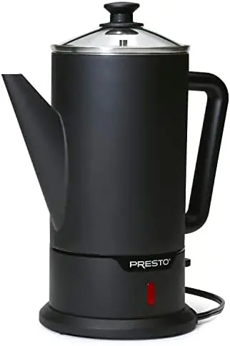 

12-Cup Stainless Steel Coffee Maker, 9.7"D x 13.1"W x 6.2"H Portable electric pot