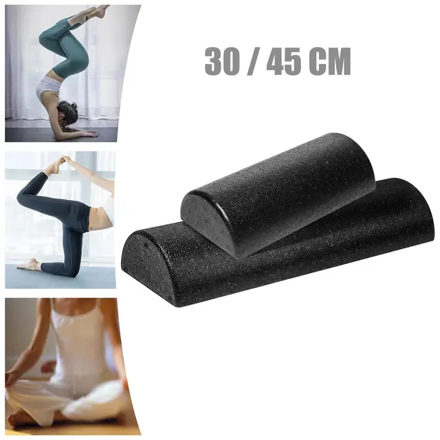 Half Round Yoga Column Roller  Balance Training for Training Yoga Gym Yoga Blocks Deep Tissue Half Back Legs Equipment 6