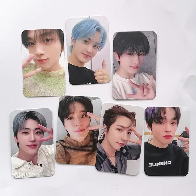 7 db/Beállított Kpop Nct Dream Candy Photocard Új Ablum Photo Print Pictures Képeslap Rajongóknak Ajándékok Lomo Kártya - Image 4