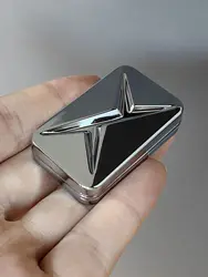 Premium Magnetic Metal Infinite Slider - Stress Relief Fidget Toy (Silver)