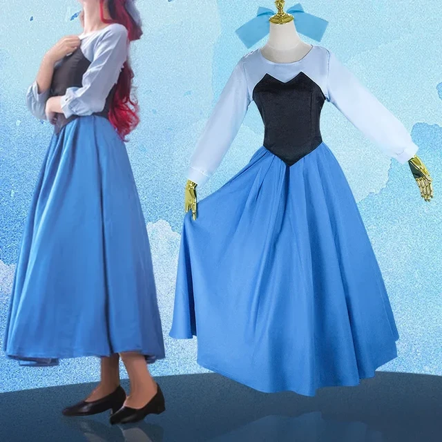 Déguisement de la petite sirène Ariel pour femme adulte, déguisement  Cosplay, déguisement d'halloween - AliExpress