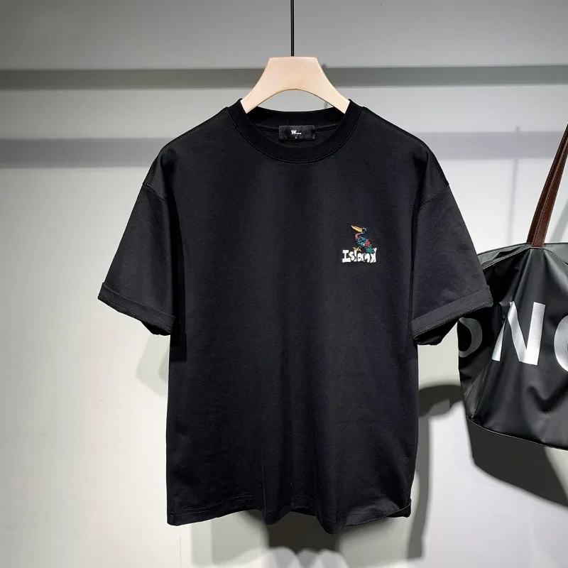 T-shirt a maniche corte con Graffiti estivi t-shirt a maglia a