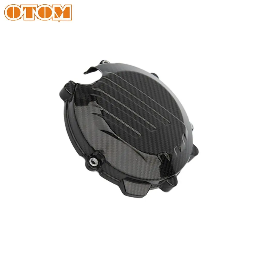 

OTOM For KTM 250 300 EXC XC XCW 2017-2023 Clutch Cover Protector Guard Carbon Fiber Protective Shell Motorcycle Engine Accessory