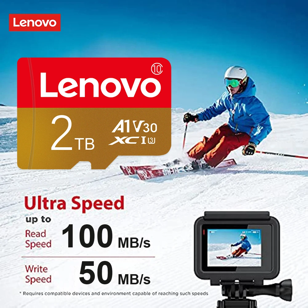 Micro SD Card Lenovo 2TB 1TB 512GB 256GB A2 U3 128GB 64GB High Speed MLC For Nintendo switch games