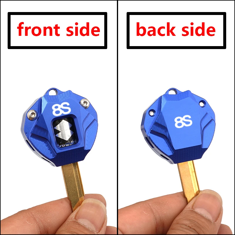 Motorcycle Key Cover Protection Shell and Keychain Accessory with Logo