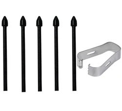 Premium Touch Screen Stylus Tip Replacement Set with Removal Tweezers Tool (Black)