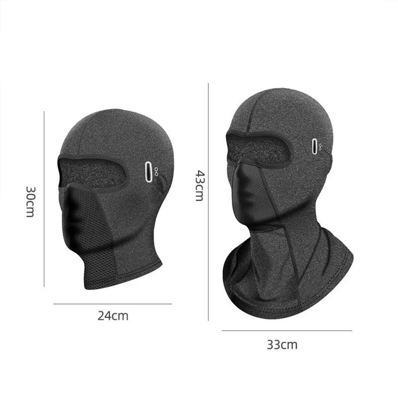 Winter Warm Cycling Cap for Men Bicycle Motorcycle Balaclava Windproof Sports Scarf Velvet Bike Face Cover Women Hiking Ski Hat 3