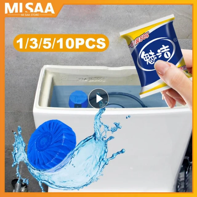 Détergent à bulles bleues pour toilettes, désodorisant, parfum de toilette,  nettoyant pour WC, fournitures HOBooks - AliExpress