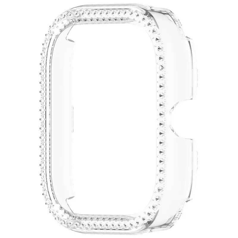 Bling Diamond Crystal Watch Bumper Protective Cover in Hollow Design