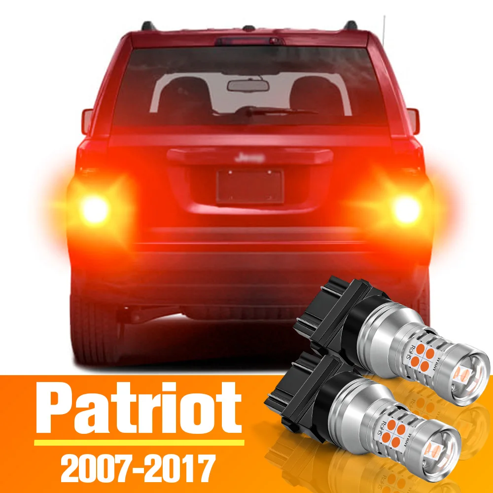 2pcs LED Brake Light Bulb Accessories For Jeep Patriot MK 2007 2008