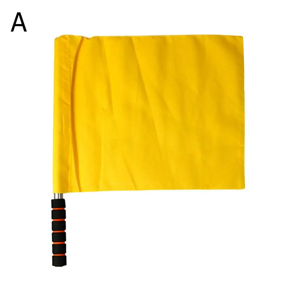 Color Soccer Referee Flag Fair Play Sports Match Football Colors Linesman Soccer Flag Referee Flags V2P7