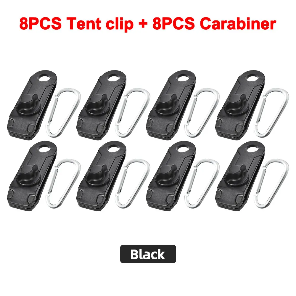 8 PCS Black Set