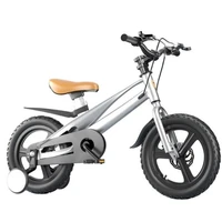 Vélo pour enfants en alliage de magnésium frein à disque garçons et filles avec roues auxiliaires, adapté au vélo scolaire de 3 à 6 ans 4