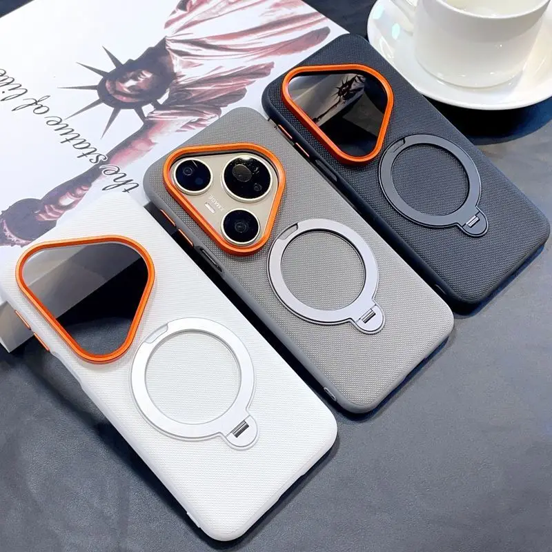 Durable Anti-Slip Magnetic Bracket Case with Shockproof Bumper