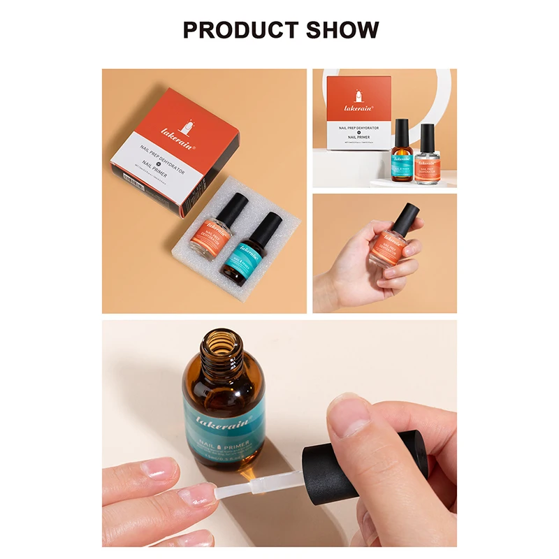 Nail Primer 2pcs 15ml Nail Primer Fast Air Dry Prep Dehydrator Nail Soak Off Base Primer Gel First Nails Gel Manicure Tools