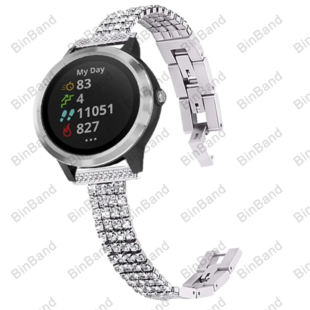 Metal Diamond Watch Band for 20mm/22mm for Huawei watch GT2 42mm watch GT2 46MM fpramazfit GTR 42MM for Huawei watch GT2 46MM