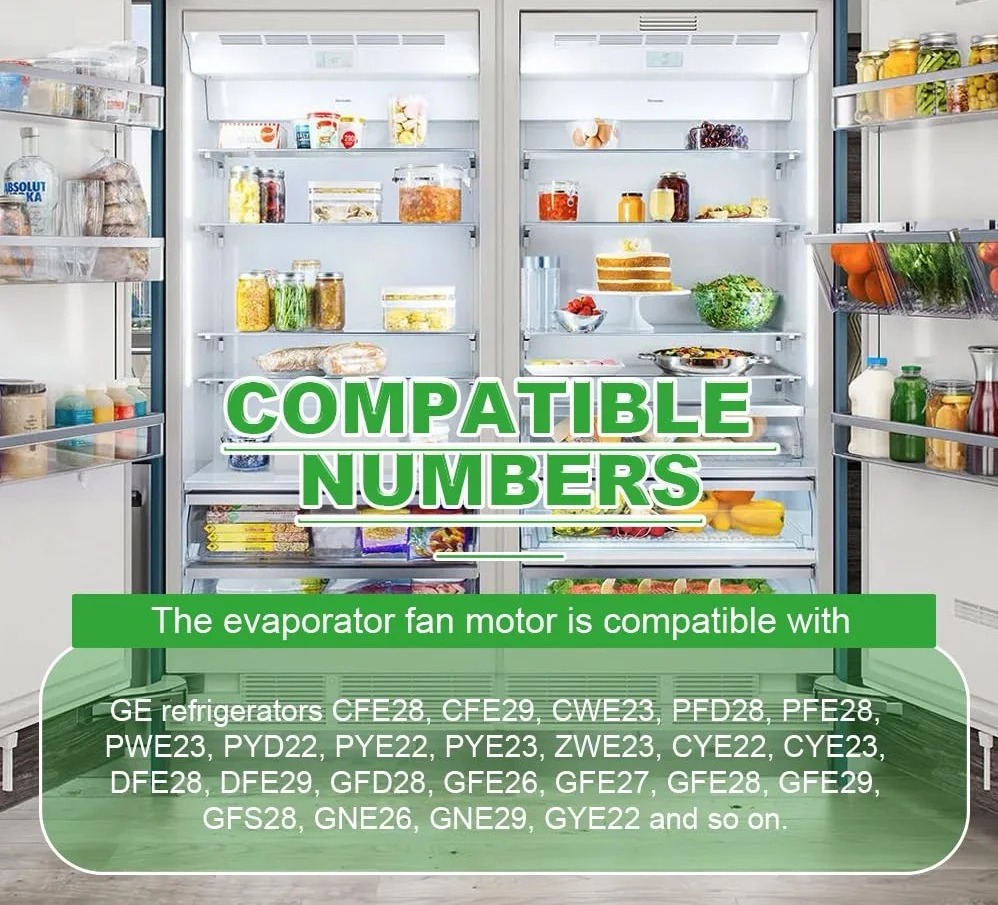 MOTORE VENTOLA RAFFREDDAMENTO FRIGORIFERO 25/100 WATT PENTAVALENTE - Foto 4