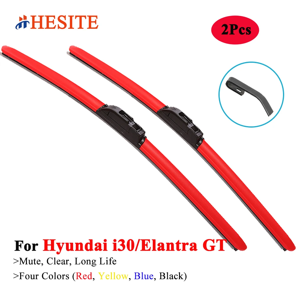 HESITE Colorful Car Wiper Blade For Hyundai I30 CW Elantra GT Hatchback