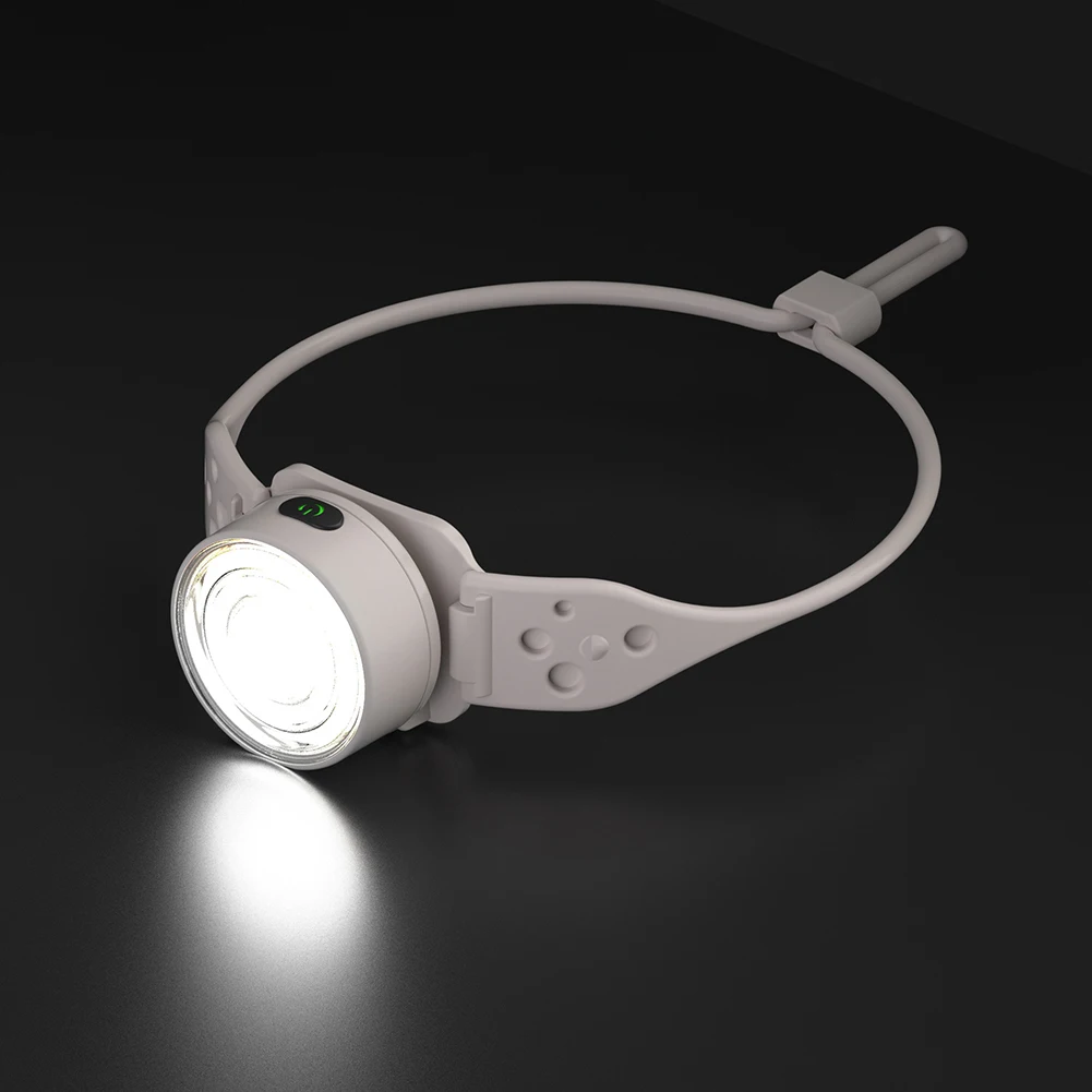 Head Flashlight LED Headlamp Type C USB Charging Portable Head Lamp Power Display Adjustable Headband for Camping Running Hiking