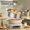 5L Multifunctional Steam Cooker Kitchen Cooking Pot Electric Hot Pot Steamer Frying Pan Cozinha Panelas 3