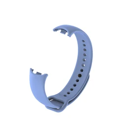 Silicone Sport Strap Replacement for Fitness Tracker Bracelet (22 Denim Blue)