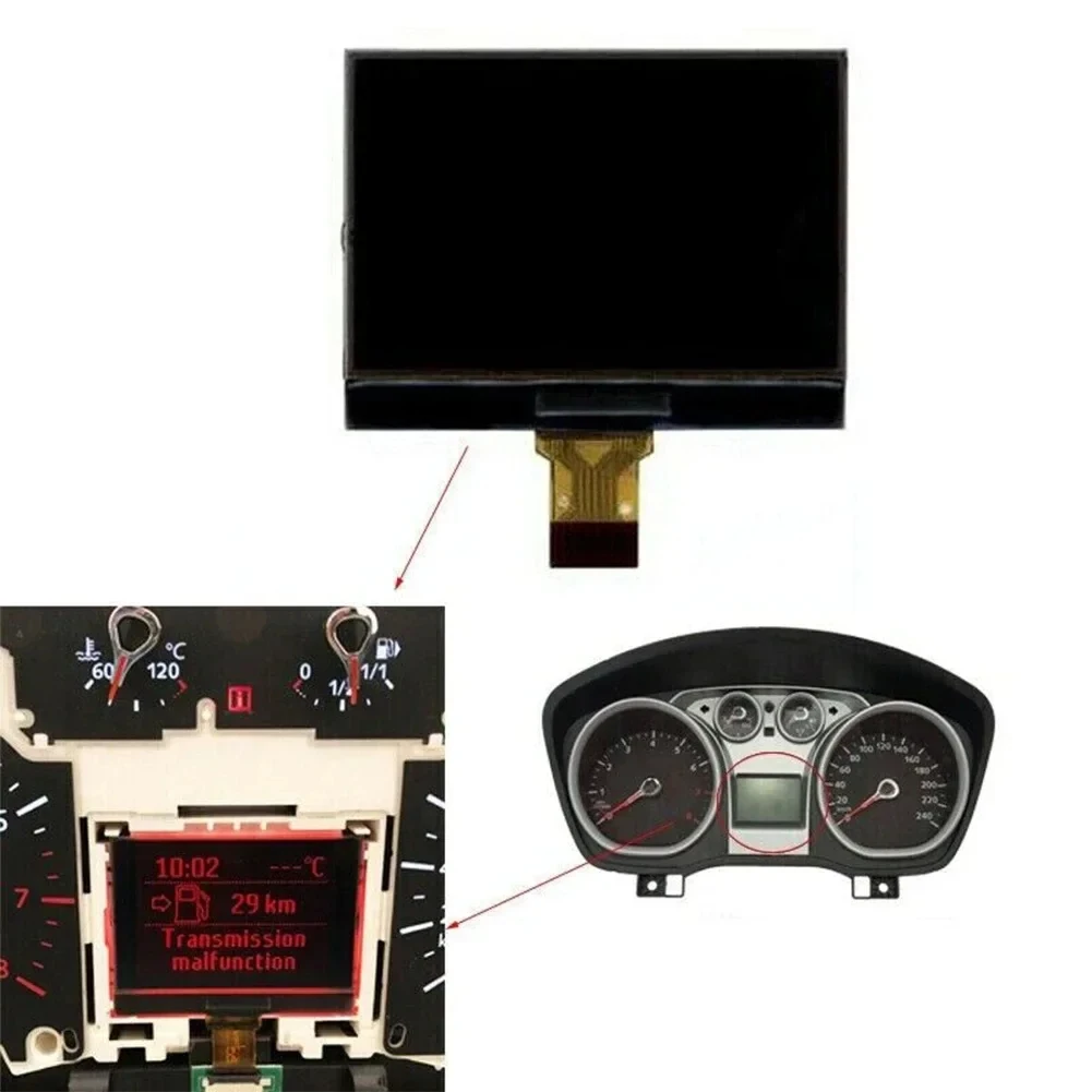 LCD Display Ford Focus 2008-2011 C-Max 2007-2010 Galaxy Kuga Dashboard Instrument Cluster Pixel Missing 1pc