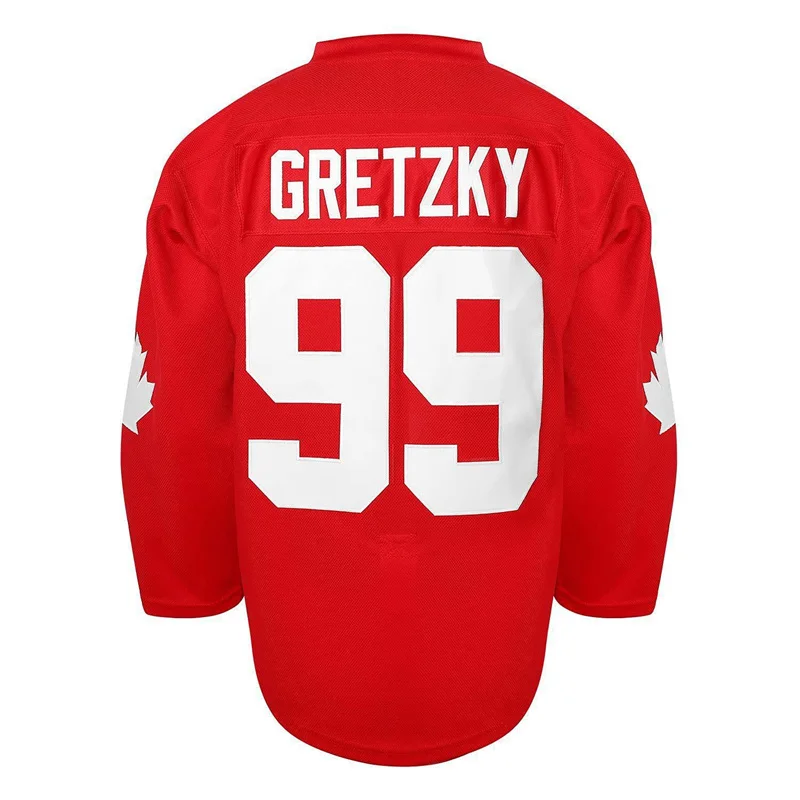 Ice Hockey Jersey Canada Gretzky #99 Men's Outdoor Sportswear Tops Sewing Embroidery ice hockey jerseys