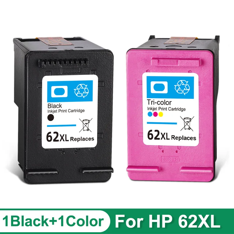 

Compatible For HP 62 62XL Cartridge For HP Envy 5540 5640 7640 5646 5546 5541 5542 5543 5544 5547 5548 5642 5644 Printer