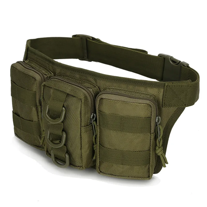 Waterproof Oxford Men Fanny Pack Tactical Military Army Waist Bag Hiking Outdoor Camping Shoulder Bum Belt Bum Sport Chest Bags 2