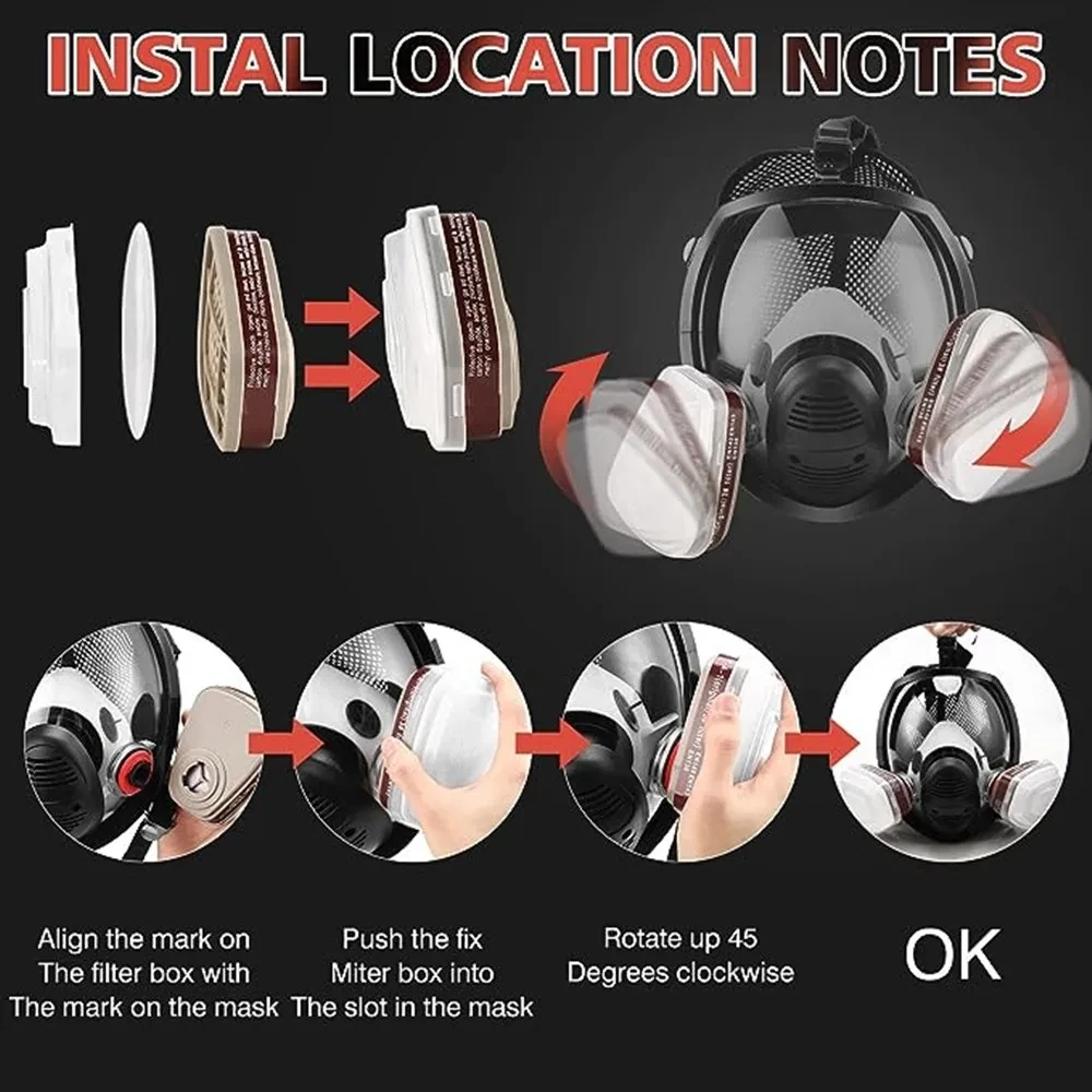 Respirator filter components