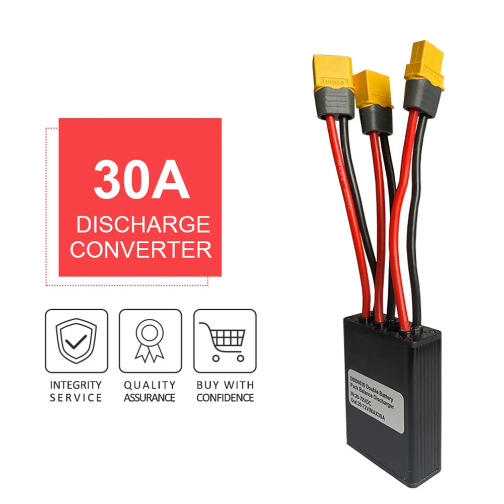

E-bike Dual Battery Discharge Converter Switcher Module Increase Battery Capacity 20A/30A/40A Dual Battery Pack Switch Balancer