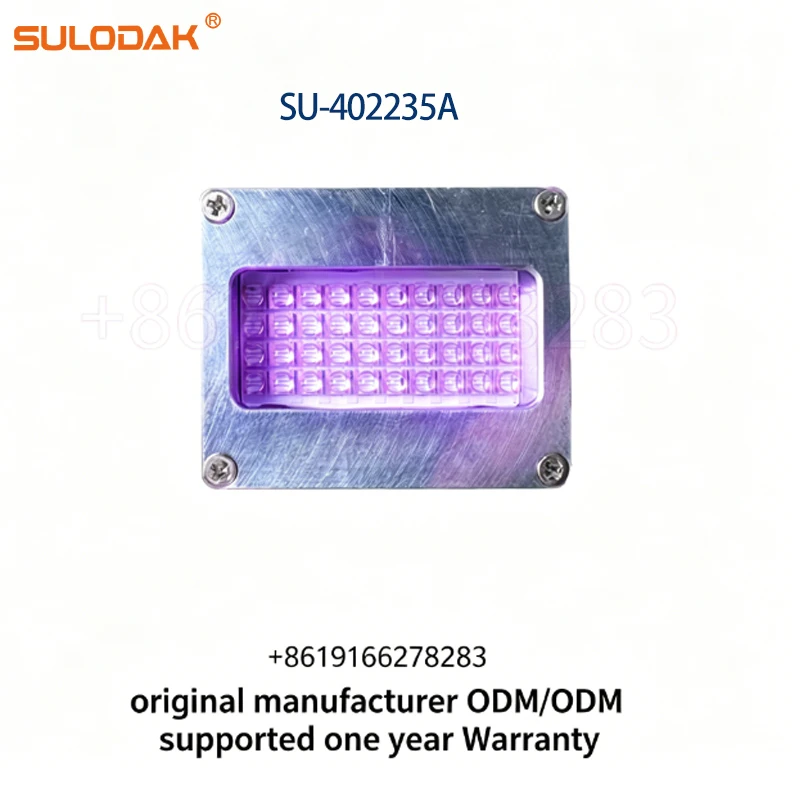 100w SU-402235A 수냉식 선형 UV LED 경화 램프 395nm (엡손 6090, 6045 잉크 사전 경화, variuV 접착제 건조, 바니시용)