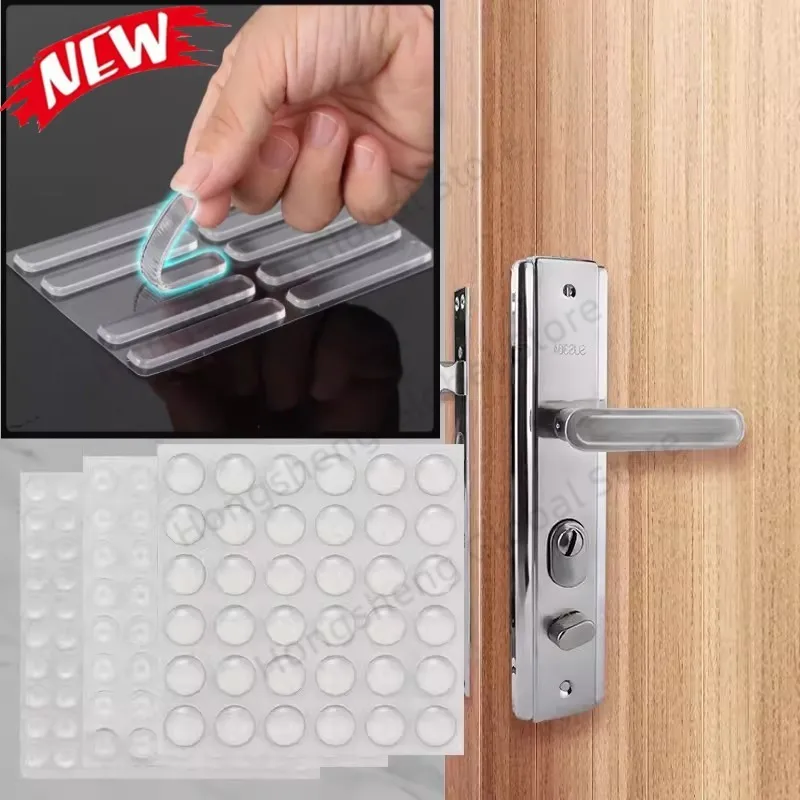 Self Adhesive Door Stopper Clear Rubber Furniture Pads Multiple specifications Damper Buffer Cabinet Bumpers Silicone Protective