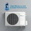LETO Series Mini Split Air Conditioner Heat Pump, 9000 BTU 110/120V, Inverter, Works with Alexa, SEER2 21.5, White 5