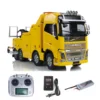 Toys 1/14 8x4 RC Wrecker Tow Truck 56362 TOUCAN DIY Painted Finished Rescue Car FH16 Electric Recovery Vehicles Model THZH1894 2