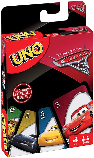 Disney Pixar Cars Board Games Playing Cards UNO Anime Card Game McQueen Jackson Storm Combine Family Table Kids Toy Gifts 6