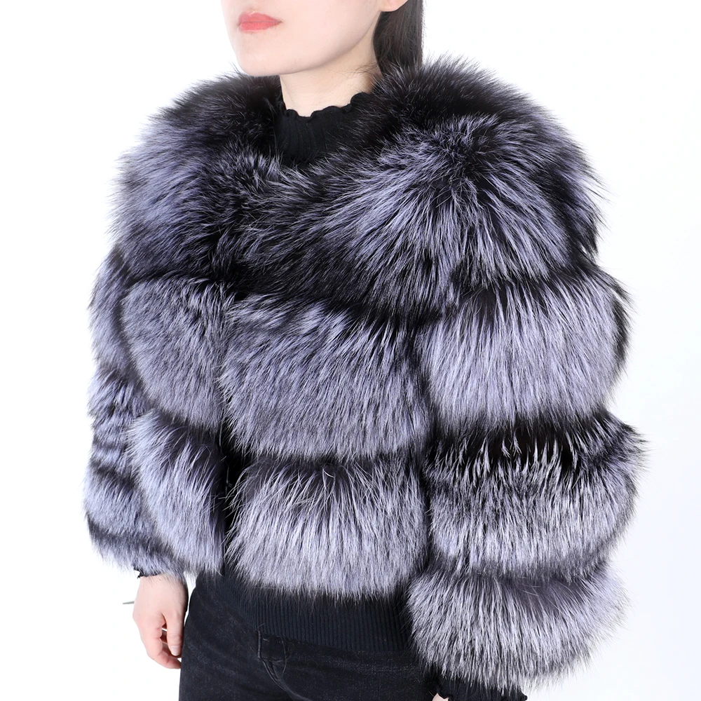 Winter Women Fox Fur Jacket  Real Fur Coat Natural Raccoon Fur Coats  Leather Jacket Women  Jackets New Product 2020 best winter jackets