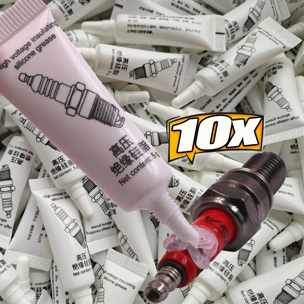 Car Spark Plug High Voltage Insulating Grease Ignition Coil Silicone Grease High and Low Temperature Corrosion Resistance silicone grease lubricant silicone grease