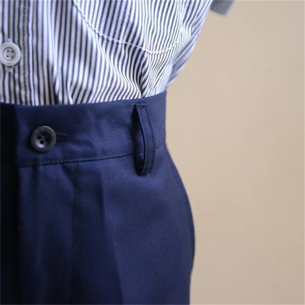 Boys suit pants boy straight leg pants solid color Boy's boys black School suit