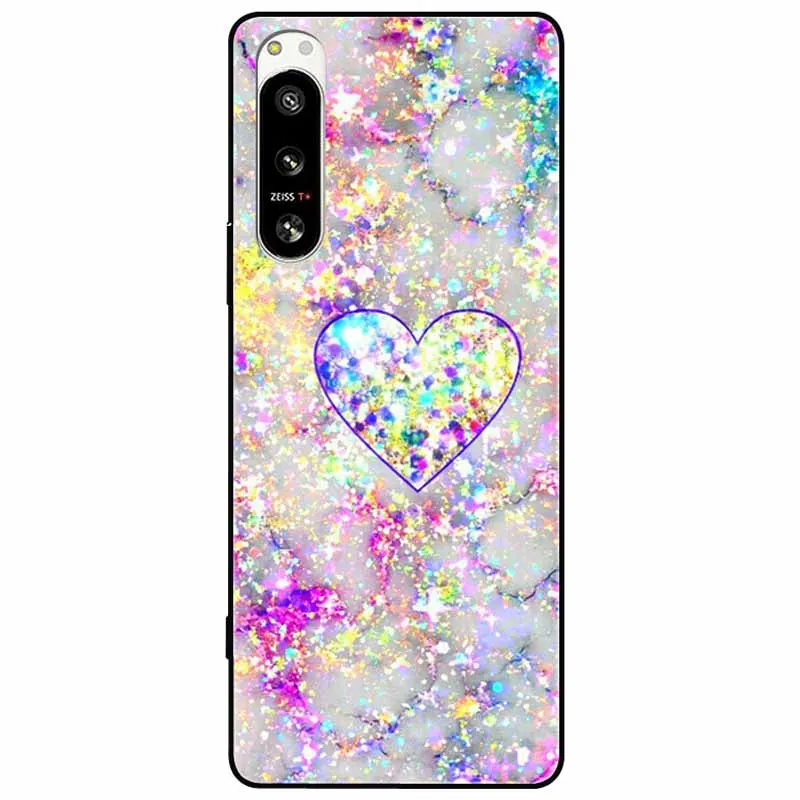 Soft Black Silicone Forest Painted Phone Back Cover TPU Coque