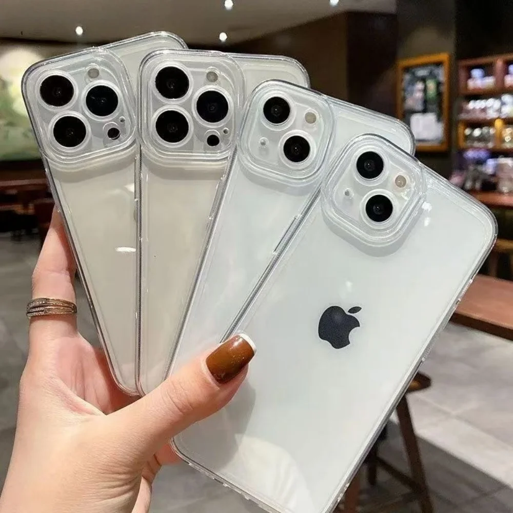 Crystal Clear Soft Silicone Phone Case - Slim and Durable Cover
