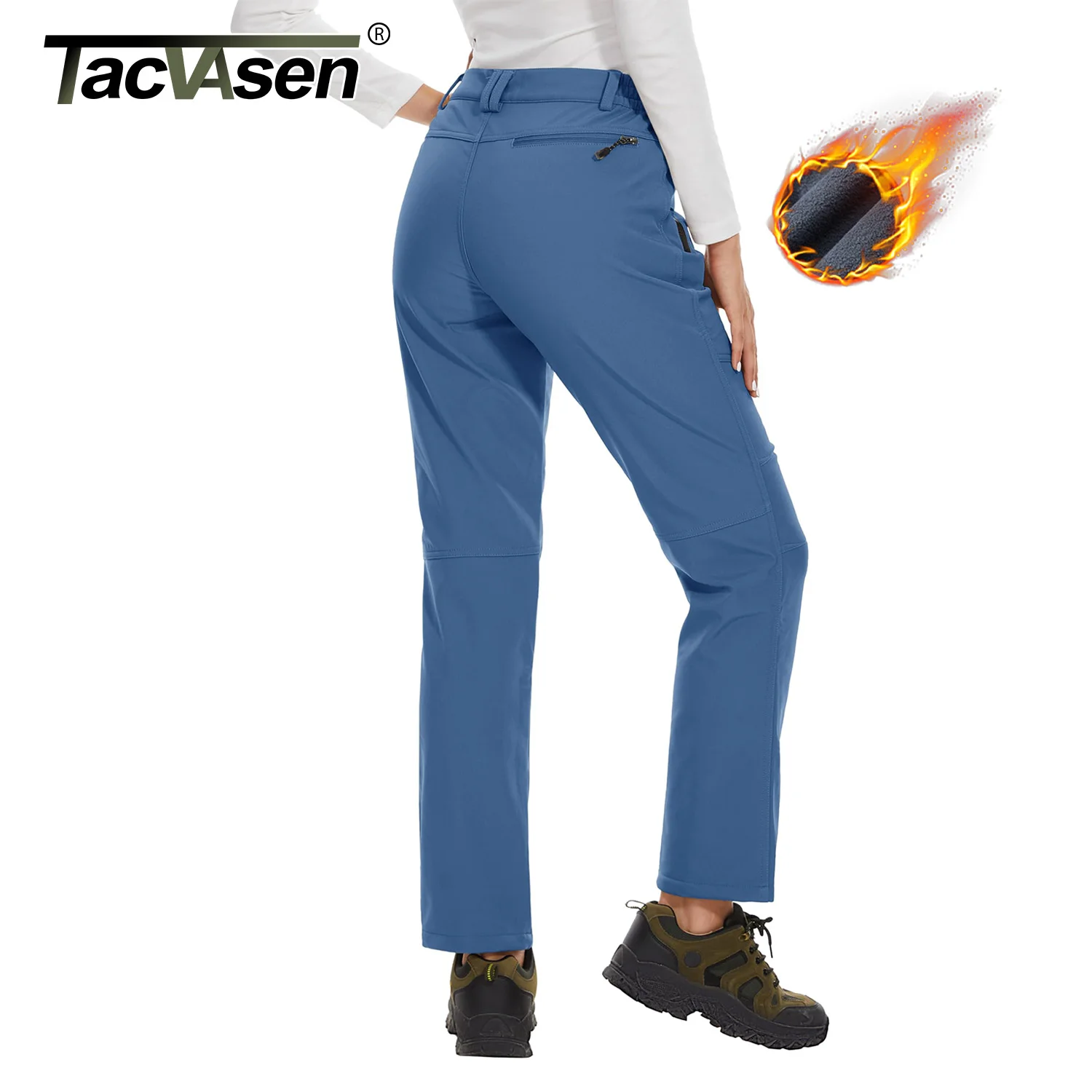 Women's Winter Fleece Lined Waterproof Outdoor Trousers