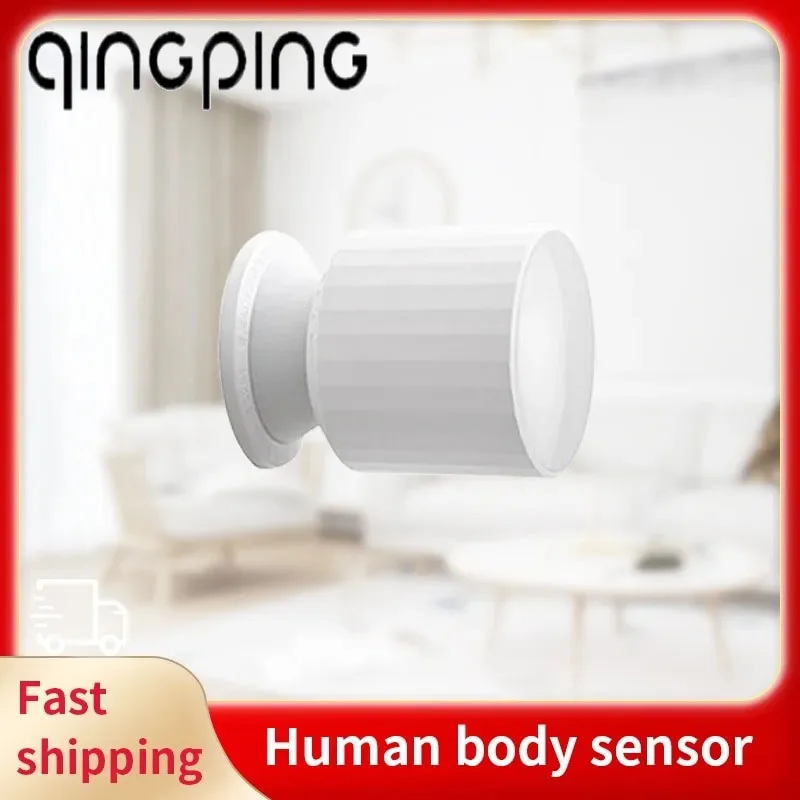 Qingping Action Ambient Light Sensor Smart Human Body Sensor PIR Motion Security Wireless Connection Works with Mihome Mijia App