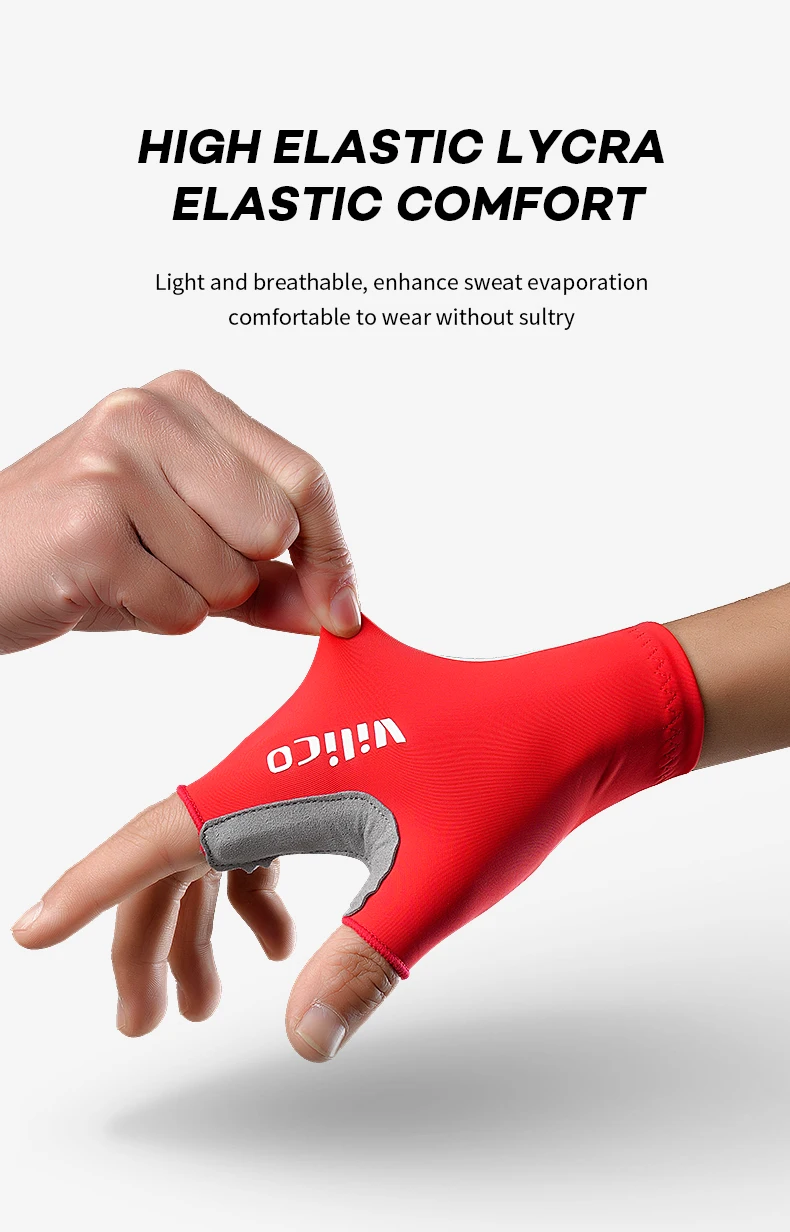 Description Picture 6 of itemBreaking Wind Cycling Half Finger Gloves Anti-slip Bicycle Mittens Racing Road Bike Glove MTB Biciclet Guantes