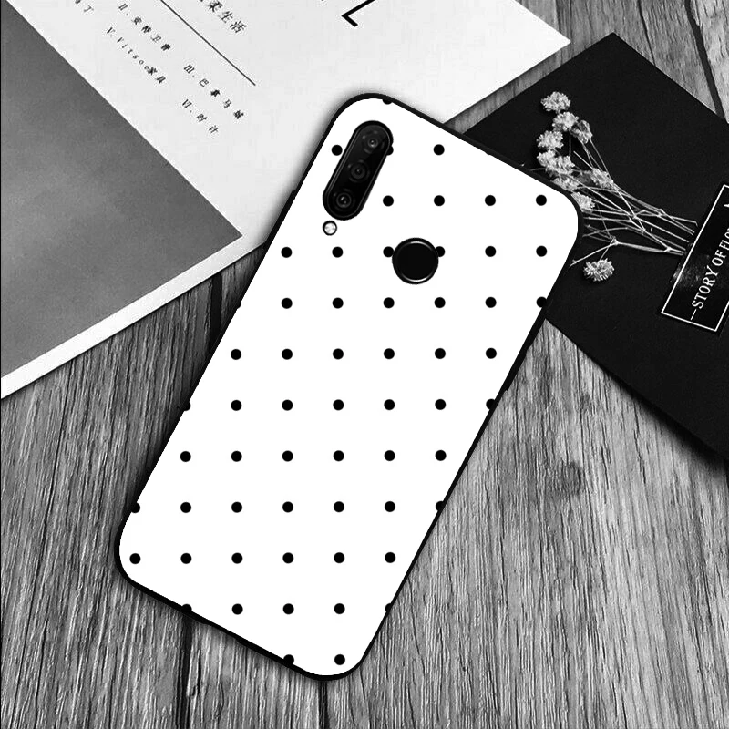 Black and White Polka Dot Phone Case