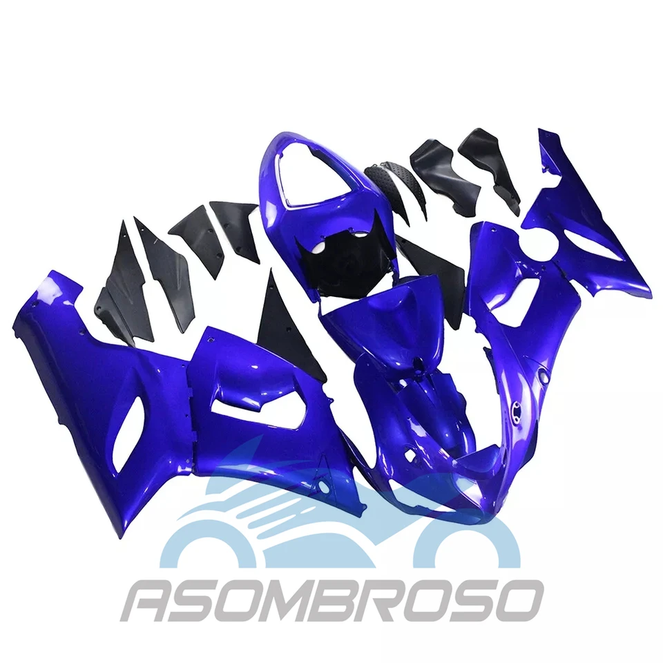 モーターサイクルフェアリングキット,青いABSボディワーク,カワサキzx