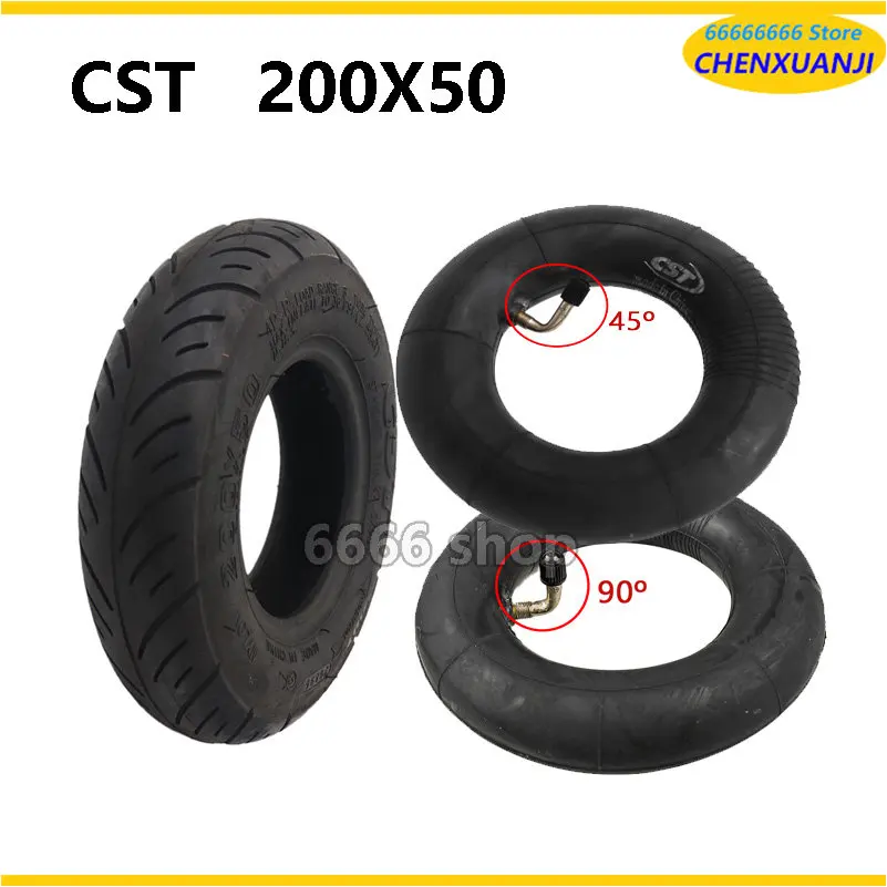 Tire CST 200x50 Inner Outer Tube for Mini Electric Scooter 8 Inch Pneumatic Tyre High Performance and Quality